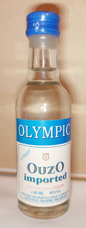 «Olympic Ouzo Imported»