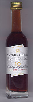 «Chateau de Beaulon Uieille Reserve Ruby Pineau des Charentes 10»