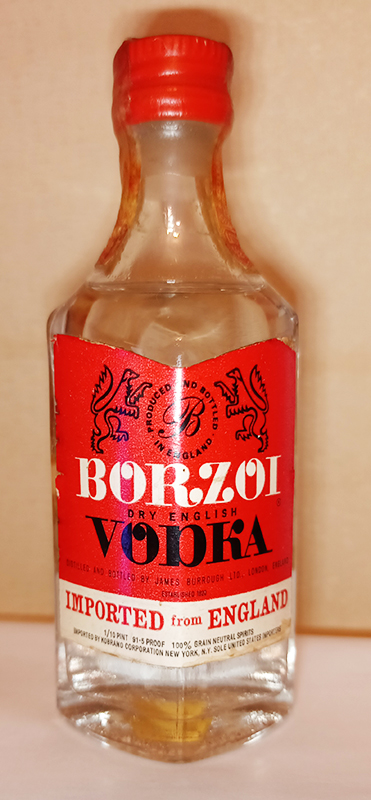 «Borzoi Dry English Vodka»
