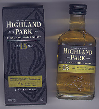 «Highland Park 15 Aged Years»