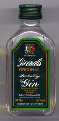 «Greenall's Original London Dry»